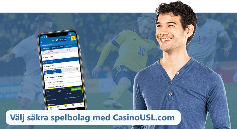 betting utan svensk licens hos CasinoUSL.com